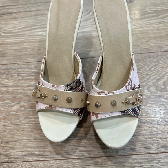 Monogram high heel slides - Picture 3 of 12